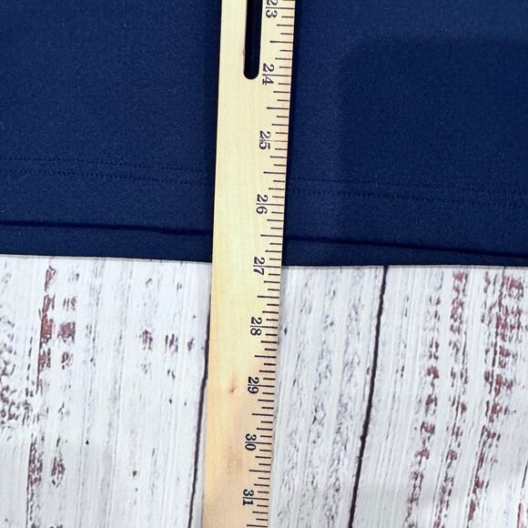 ALO Coolfit Zip Polo Shirt Men’s M Navy/Gray Mesh Panels Athletic Golf - Picture 6 of 8